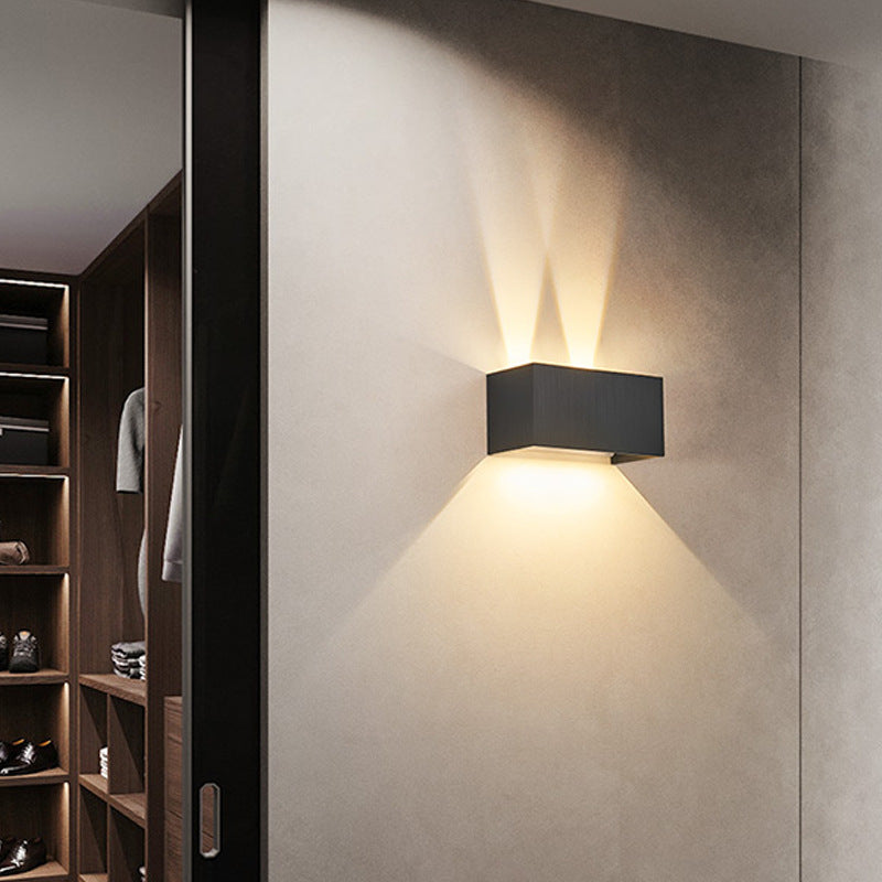Modern Minimalist Aluminum Square Flat Adjustable Beam LED