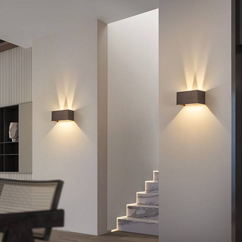 Modern Minimalist Aluminum Square Flat Adjustable Beam LED