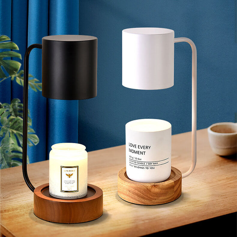 Japanese Minimalist Wood Timing Dimming 1-Light Melting Wax