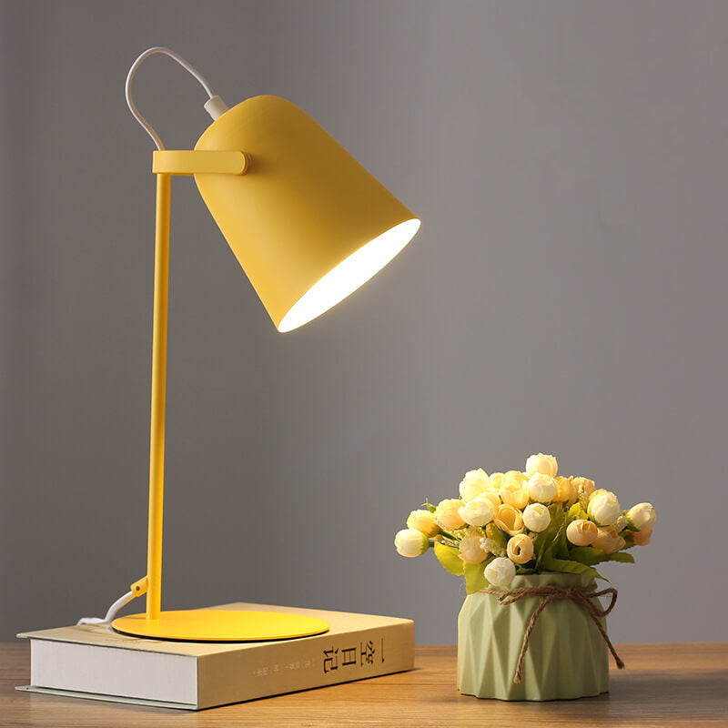 Nordic Macaron Color Creative Iron Bucket Design 1-Light