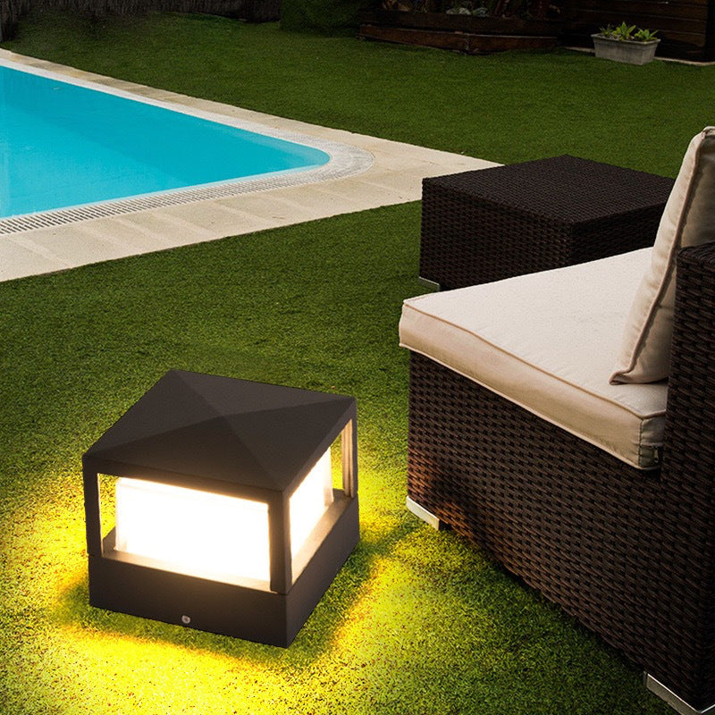 Industrial Waterproof Aluminum Cylinder LED Outdoor Lawn