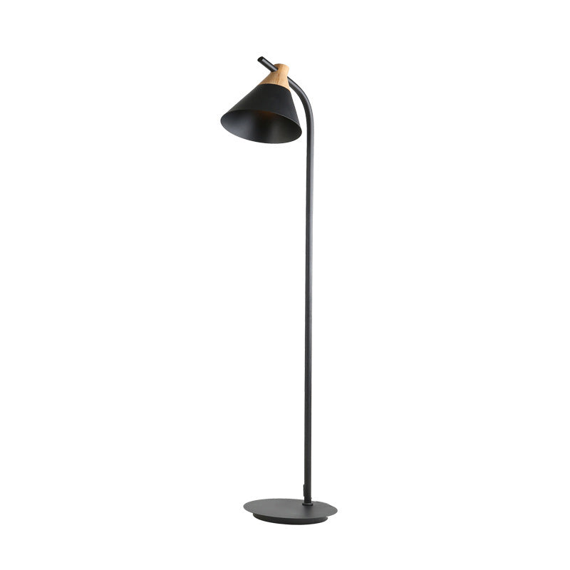 Contemporary Nordic Round Macaron Metal 1-Light Standing