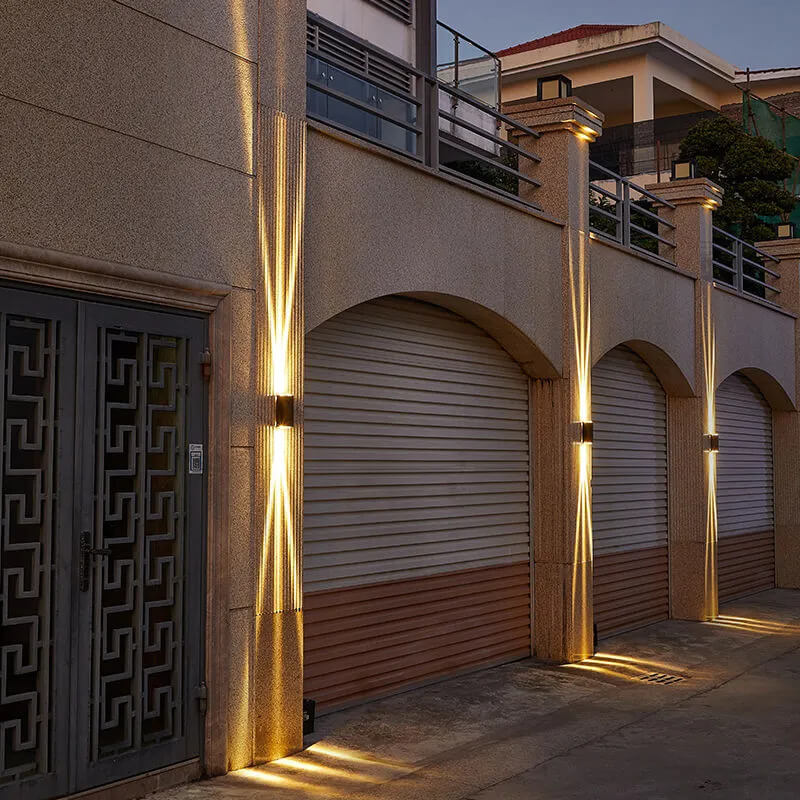 Modern Minimalist Aluminum Hardware Rectangular LED Outdoor