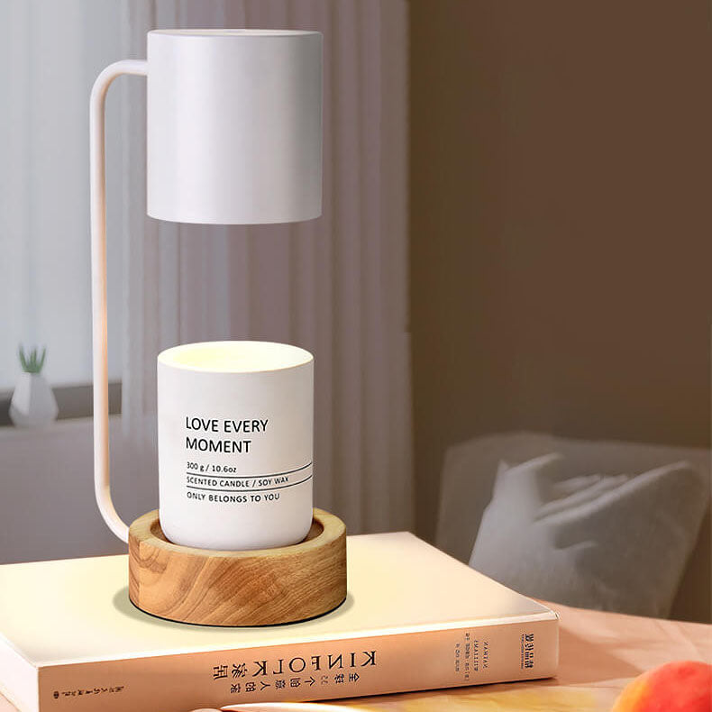 Japanese Minimalist Wood Timing Dimming 1-Light Melting Wax