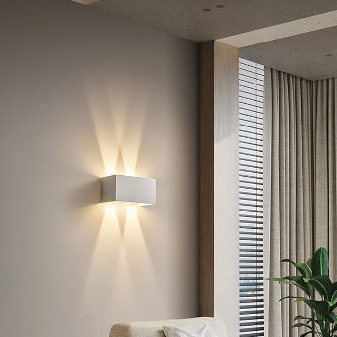 Modern Minimalist Aluminum Square Flat Adjustable Beam LED