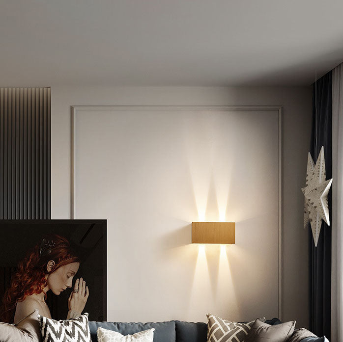 Modern Minimalist Aluminum Square Flat Adjustable Beam LED