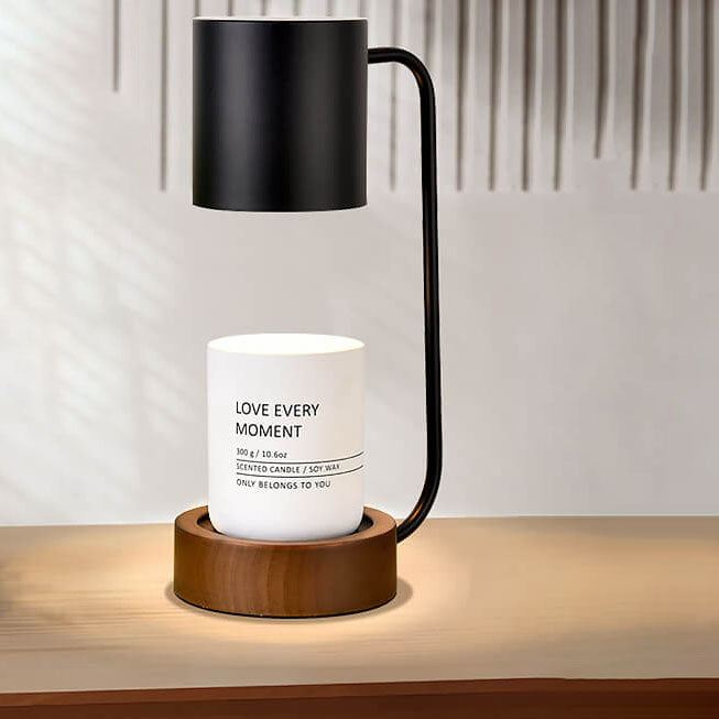 Japanese Minimalist Wood Timing Dimming 1-Light Melting Wax