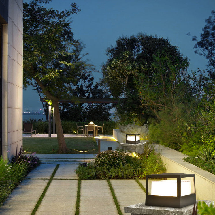 Industrial Waterproof Aluminum Cylinder LED Outdoor Lawn