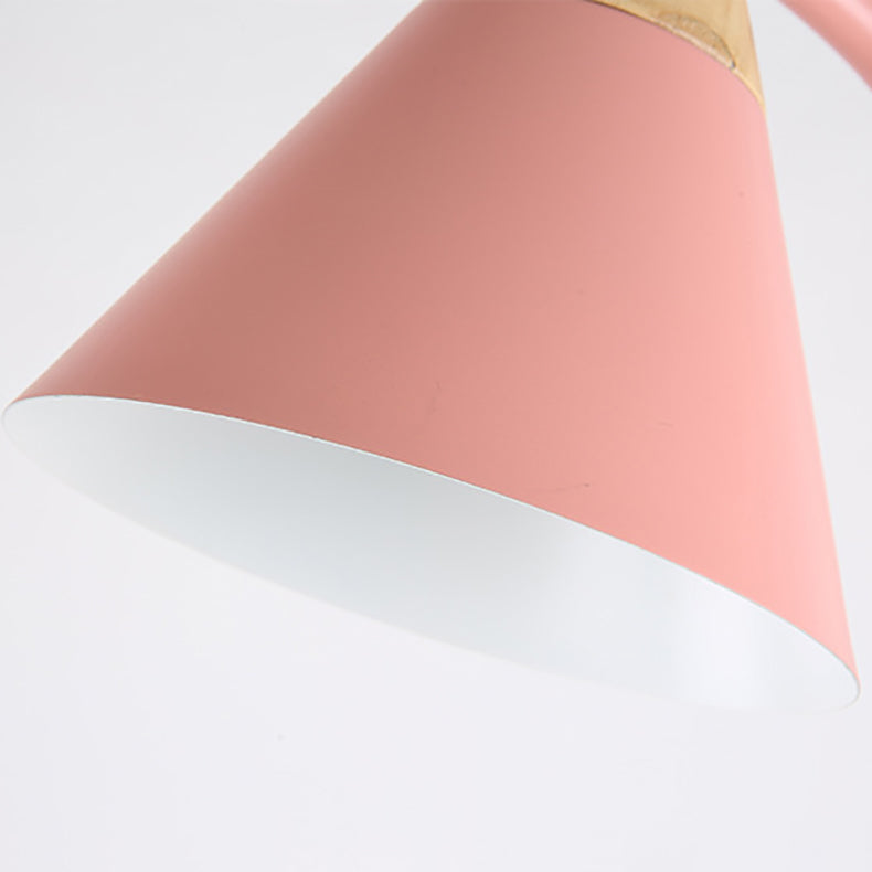 Contemporary Nordic Round Macaron Metal 1-Light Standing
