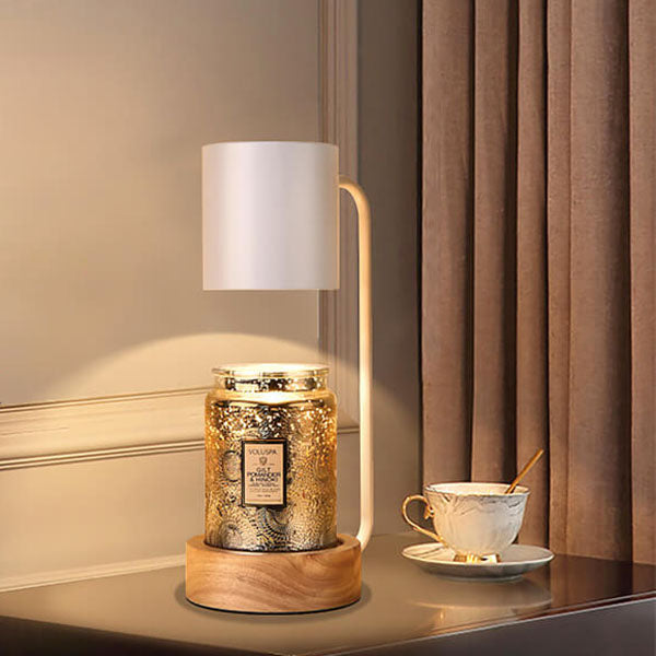Japanese Minimalist Wood Timing Dimming 1-Light Melting Wax