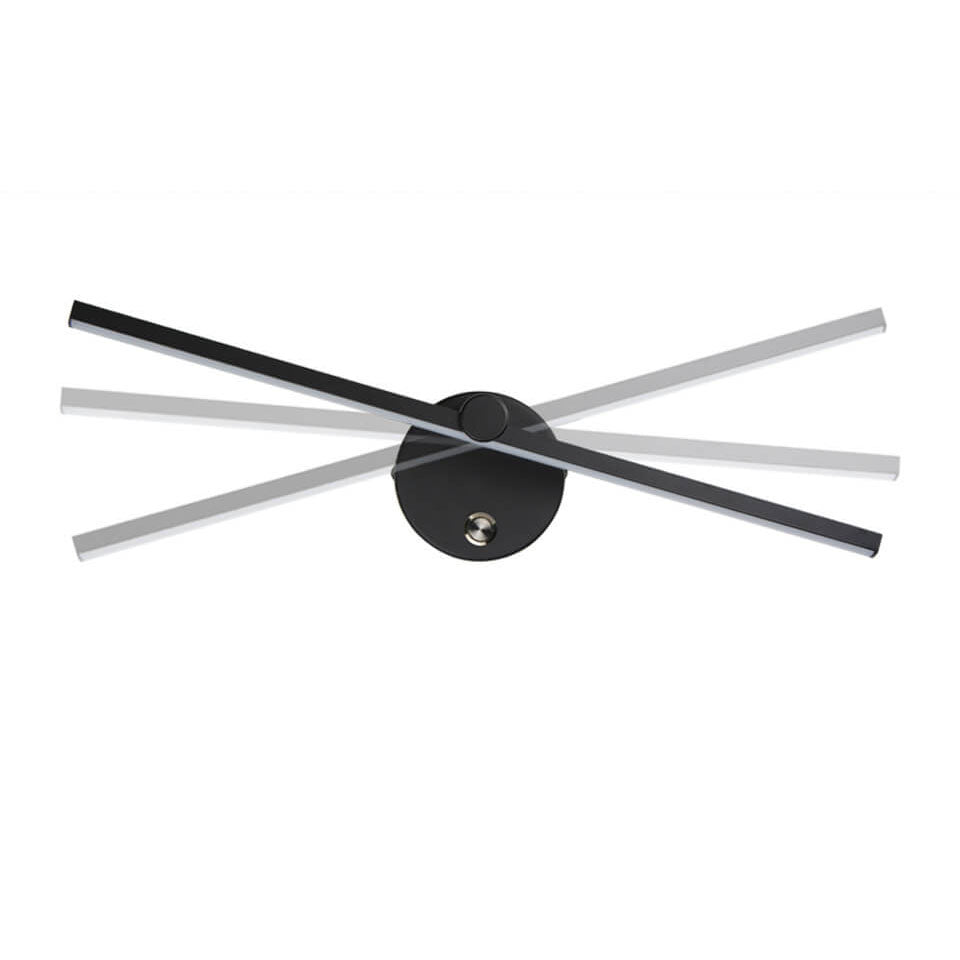 Nordic Minimalist Aluminum Long Bar Switch LED Mirror Wall