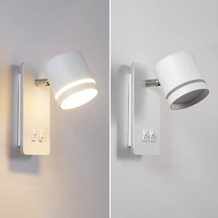 Contemporary Nordic Iron Square Spotlight Rotatable LED