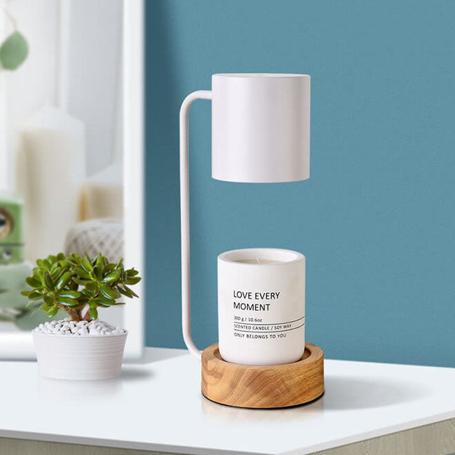 Japanese Minimalist Wood Timing Dimming 1-Light Melting Wax