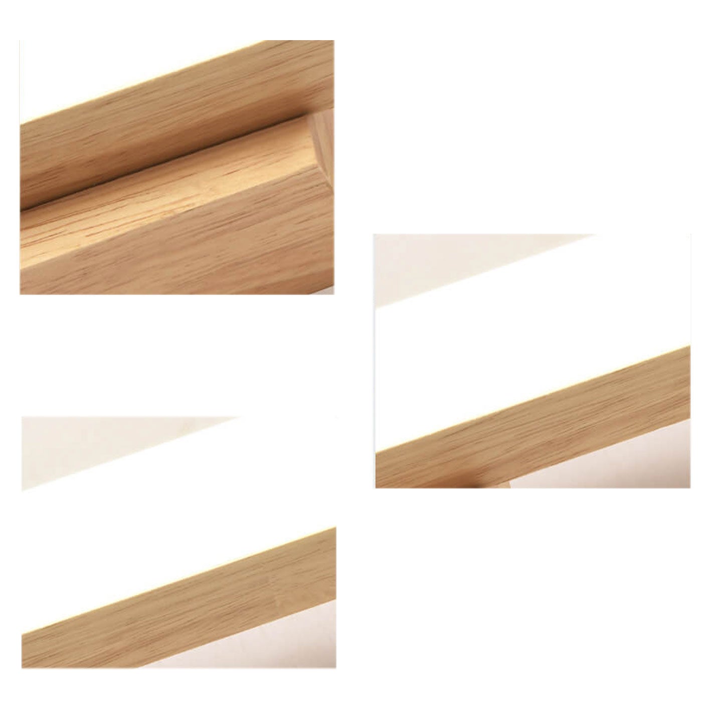 Nordic Minimalist Wooden Long Strip Vanity Light LED Wall