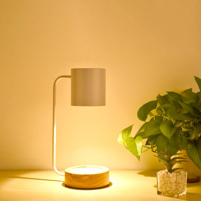 Japanese Minimalist Wood Timing Dimming 1-Light Melting Wax
