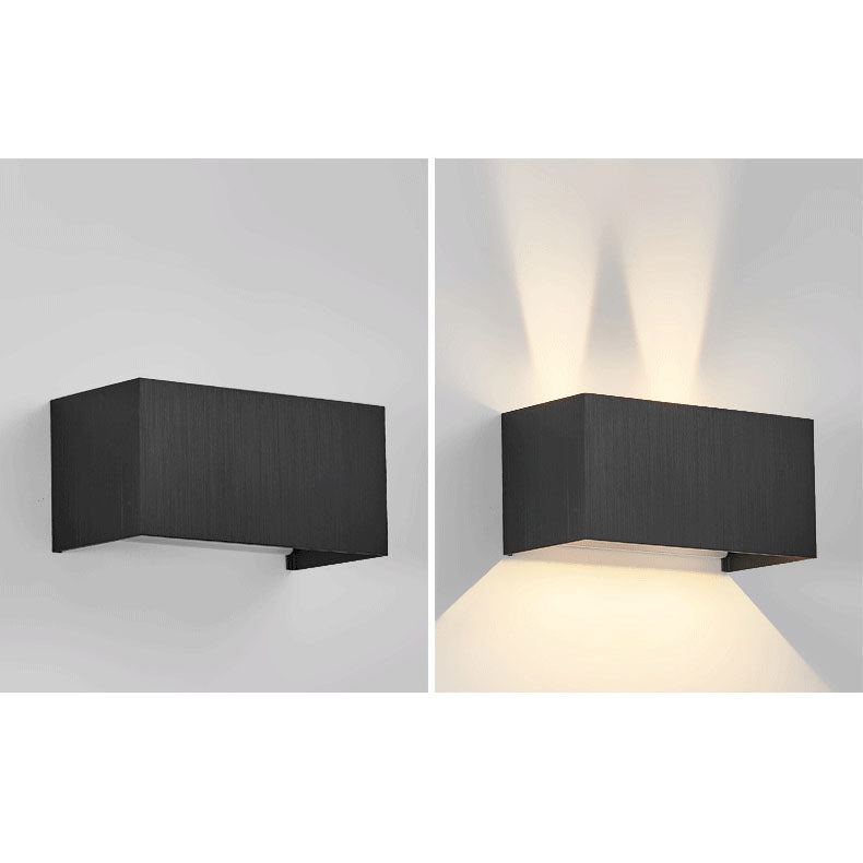 Modern Minimalist Aluminum Square Flat Adjustable Beam LED