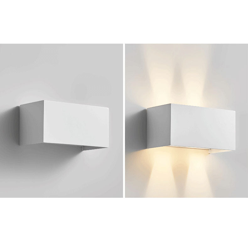 Modern Minimalist Aluminum Square Flat Adjustable Beam LED