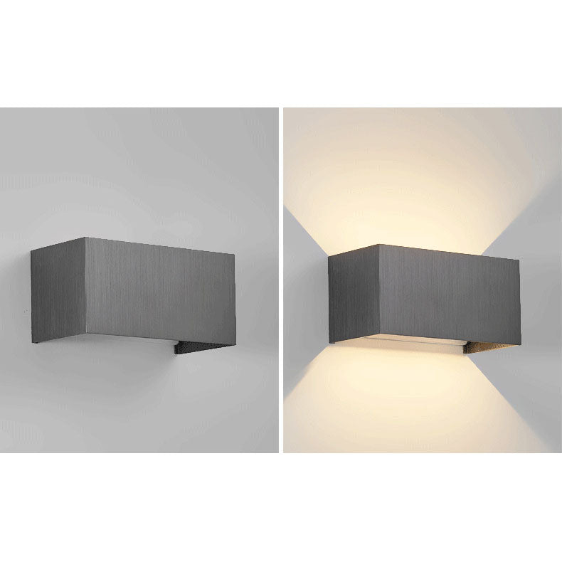 Modern Minimalist Aluminum Square Flat Adjustable Beam LED