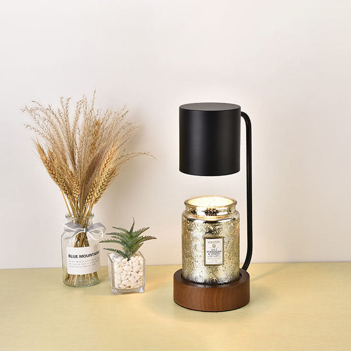 Japanese Minimalist Wood Timing Dimming 1-Light Melting Wax