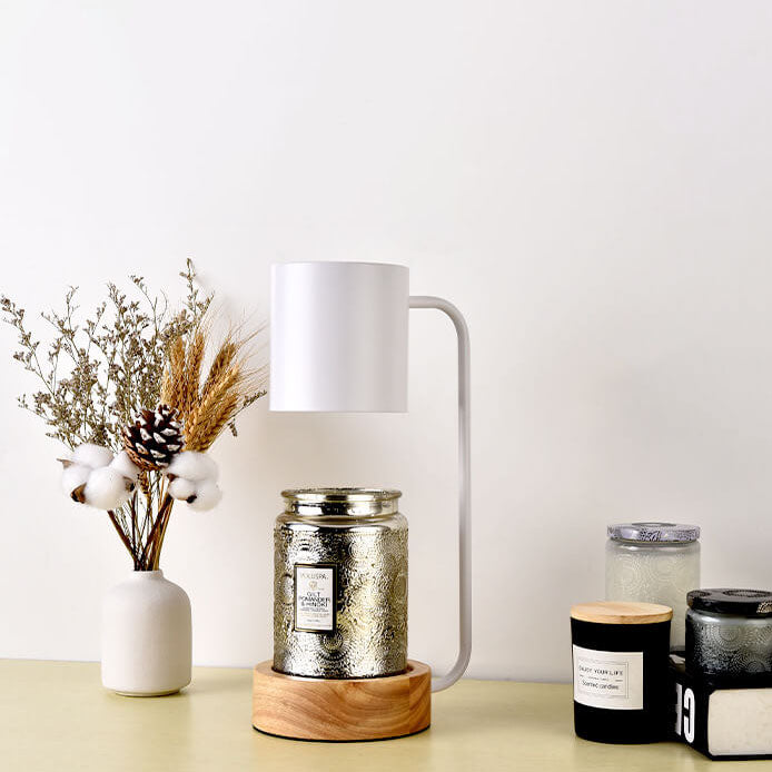 Japanese Minimalist Wood Timing Dimming 1-Light Melting Wax