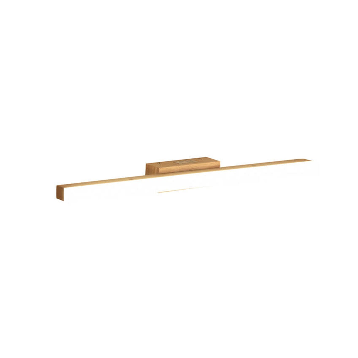 Nordic Minimalist Wooden Long Strip Vanity Light LED Wall