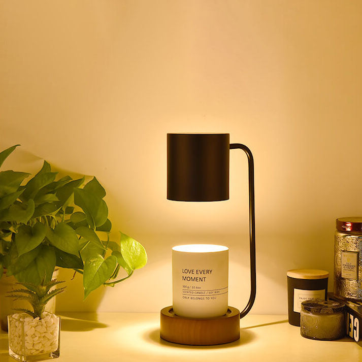 Japanese Minimalist Wood Timing Dimming 1-Light Melting Wax