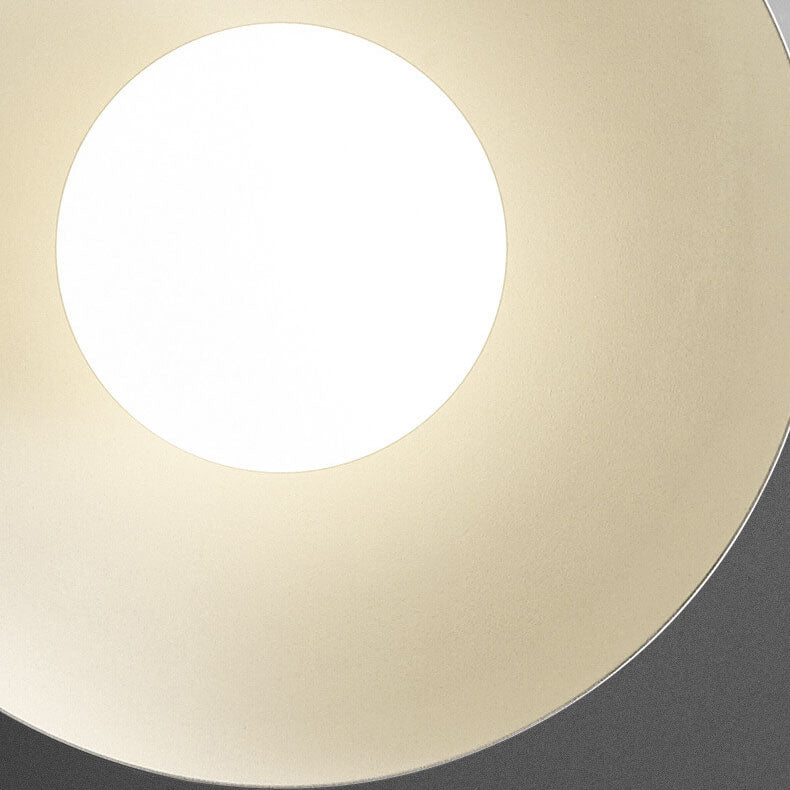 Contemporary Nordic Wabi-sabi Iron Glass 1-Light Semi-Flush