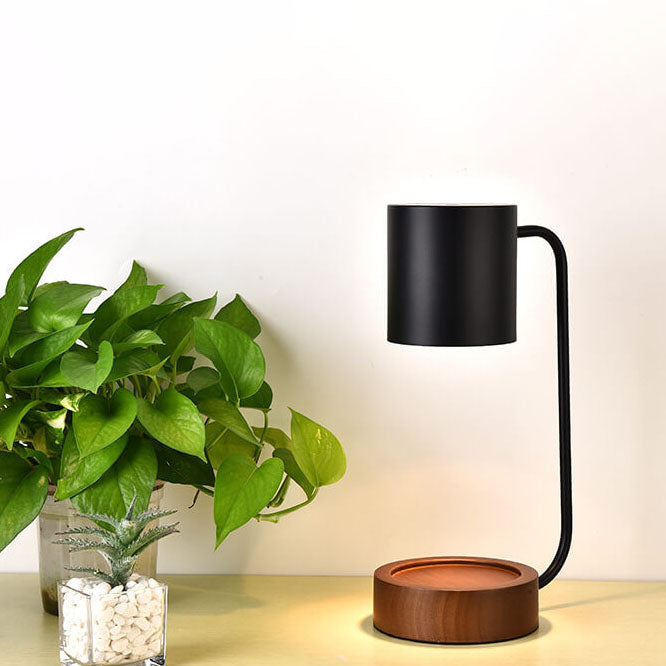 Japanese Minimalist Wood Timing Dimming 1-Light Melting Wax