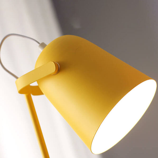 Nordic Macaron Color Creative Iron Bucket Design 1-Light