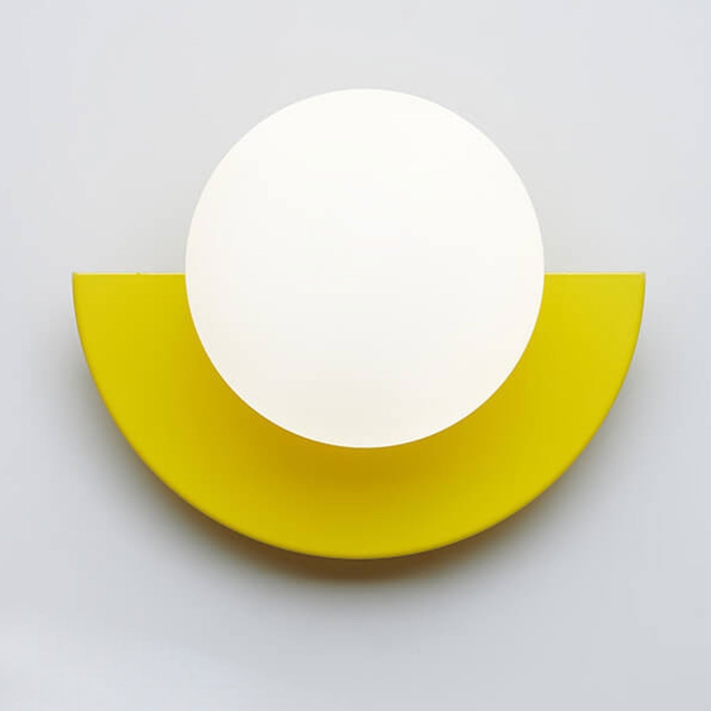 Modern Minimalist Glass Spherical Colorful Semicircle