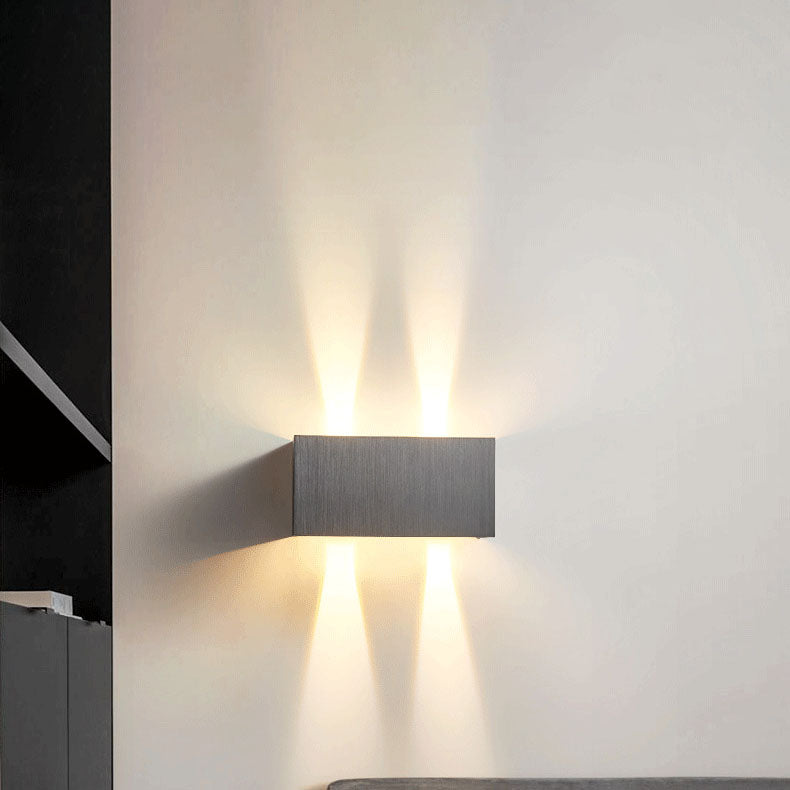 Modern Minimalist Aluminum Square Flat Adjustable Beam LED