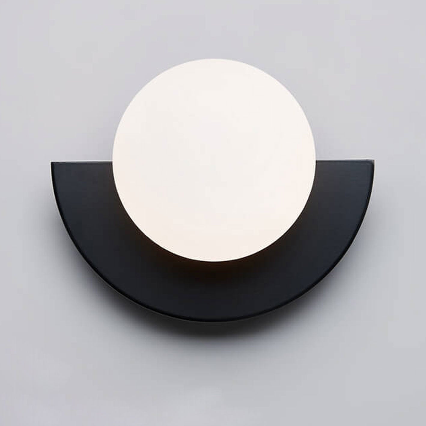Modern Minimalist Glass Spherical Colorful Semicircle