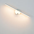 Nordic Minimalist Aluminum Long Bar Switch LED Mirror Wall