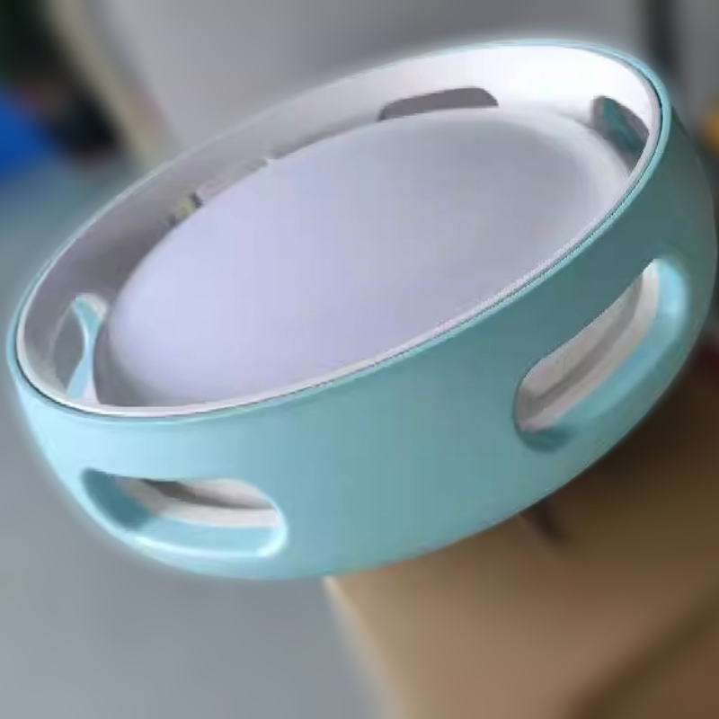 Contemporary Nordic Round Bladeless PC Acrylic LED