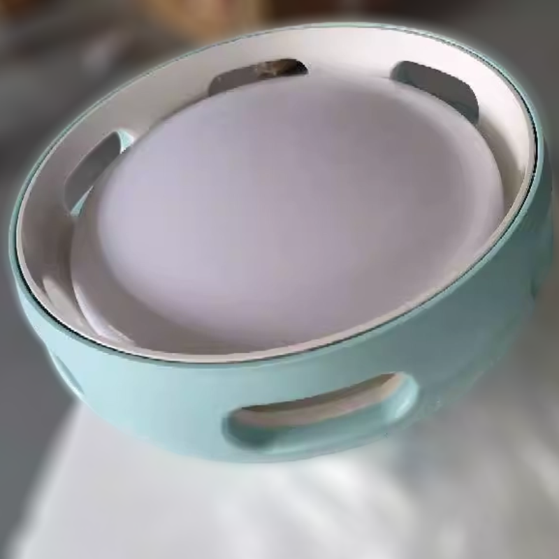 Contemporary Nordic Round Bladeless PC Acrylic LED