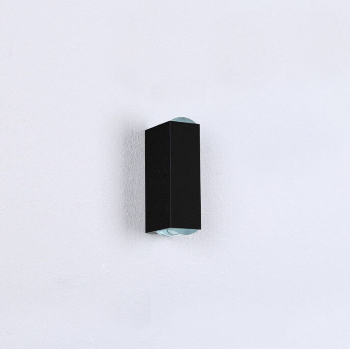 Modern Aluminum Lens Outdoor Patio Double-headed LED Wall
