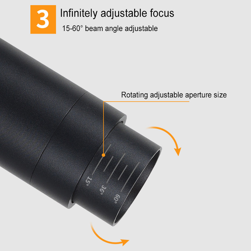 Modern Minimalist Adjustable Dimmable Focus Dimming