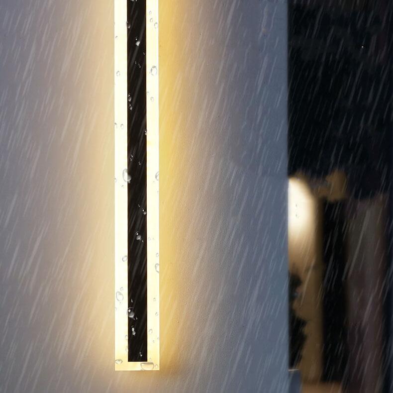 Minimalistic Elongated Bar Shaped 1-Light LED Acrylic