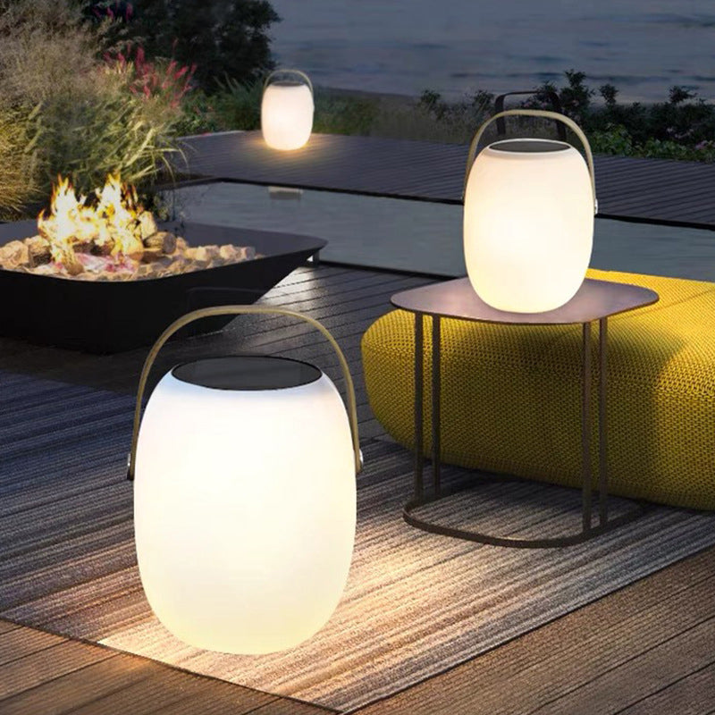 Solar PE Portable Basket LED Outdoor Waterproof Decorative