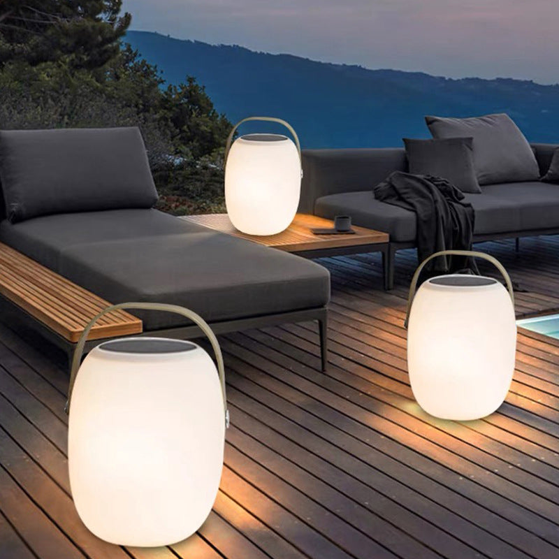Solar PE Portable Basket LED Outdoor Waterproof Decorative