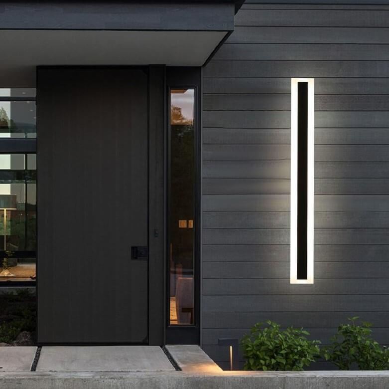 Minimalistic Elongated Bar Shaped 1-Light LED Acrylic