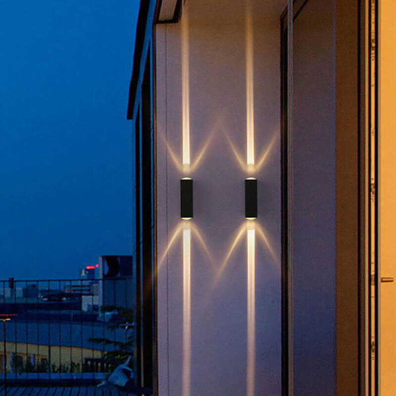 Modern Minimalist Aluminum Hardware Rectangular LED Outdoor