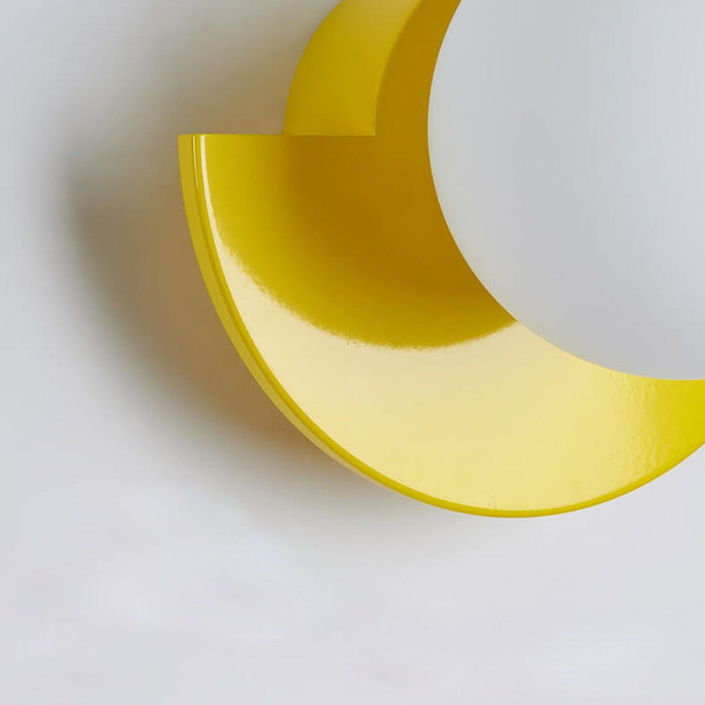 Modern Minimalist Glass Spherical Colorful Semicircle
