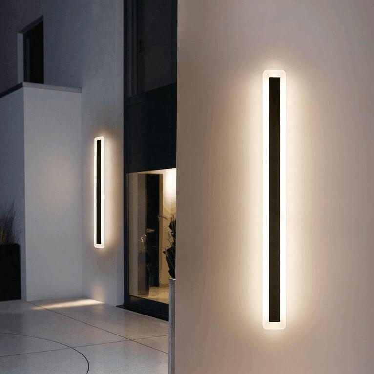 Minimalistic Elongated Bar Shaped 1-Light LED Acrylic