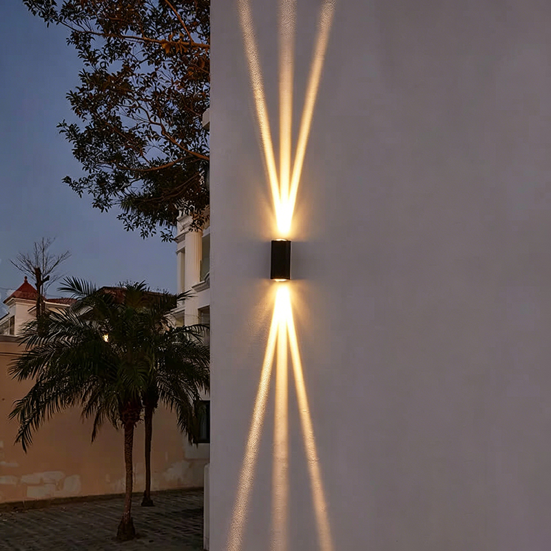 Modern Minimalist Aluminum Hardware Rectangular LED Outdoor