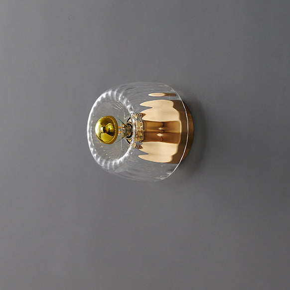 Modern Luxury Glass Sun Shape Full Copper Dual Purpose