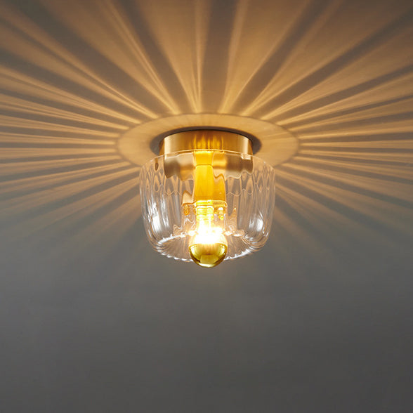 Modern Luxury Glass Sun Shape Full Copper Dual Purpose