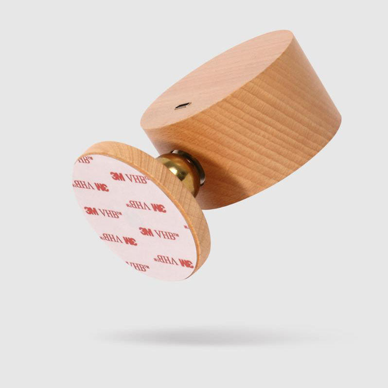 Simple Wooden USB Rechargeable Touch Magnetic LED Night