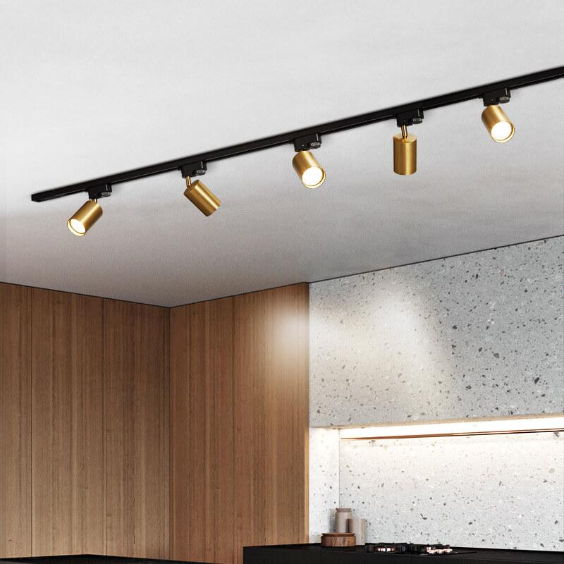 Modern Tubular Track Lighting 3/4/5 Light LED Flush Mount