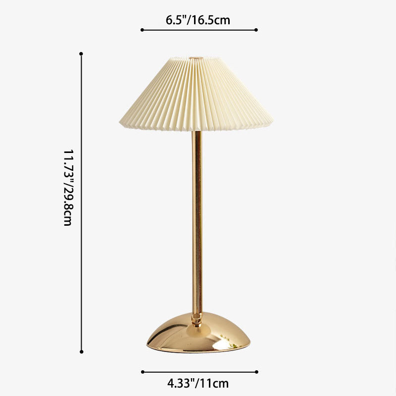 Contemporary Scandinavian Rechargeable Iron Fabric Conic